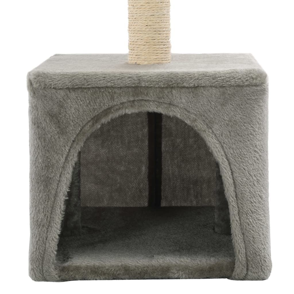 Cat scratching post with sisal scratching post 55 cm gray