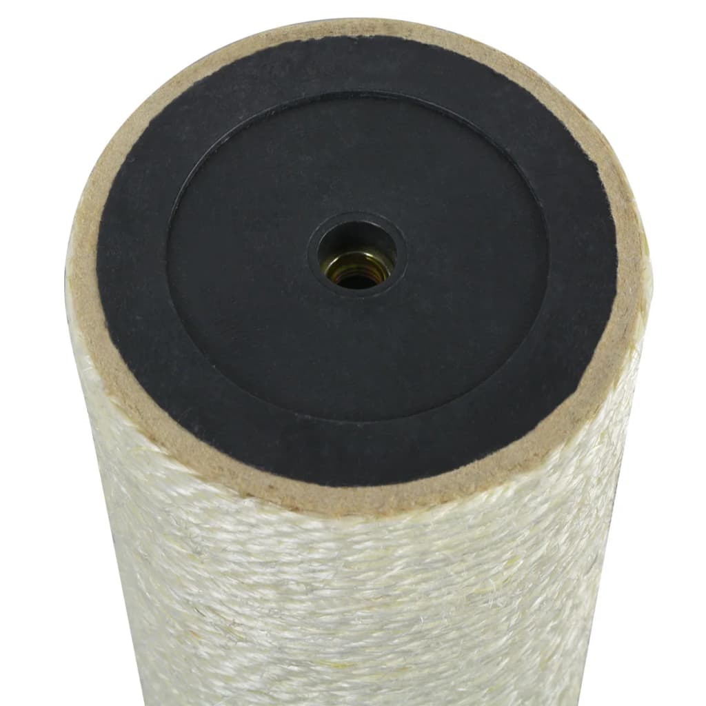Cat scratching post 8x50 cm 8 mm beige