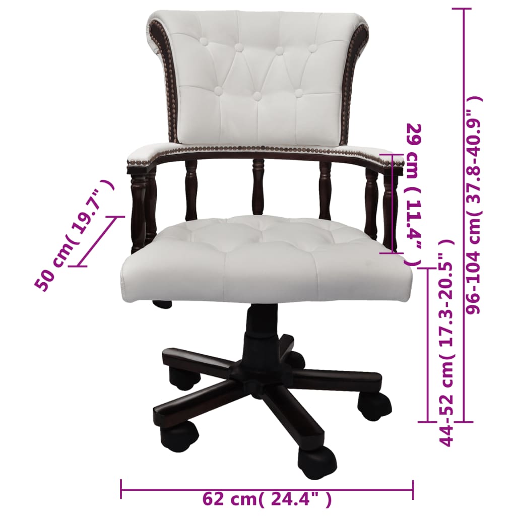 Office chair swivel white