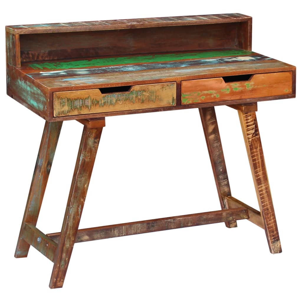 Bureau massief gerecycled hout