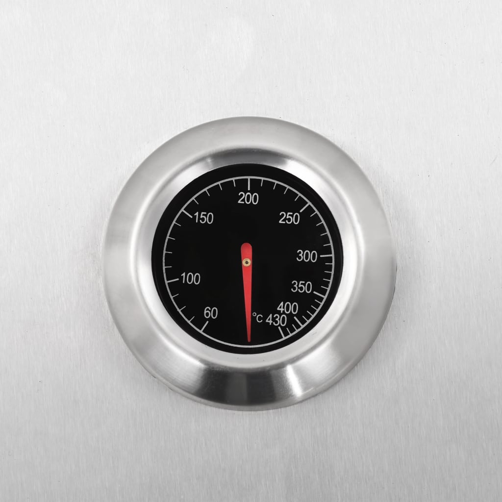 Pizzaoven met keramische steen voor gas-/houtskoolbarbecue