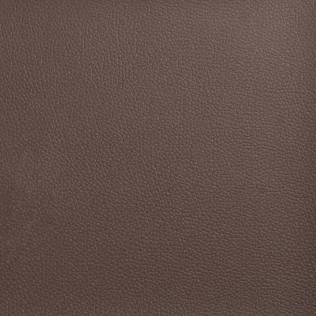 Kantoorstoel massage verstelbaar kunstleer bruin