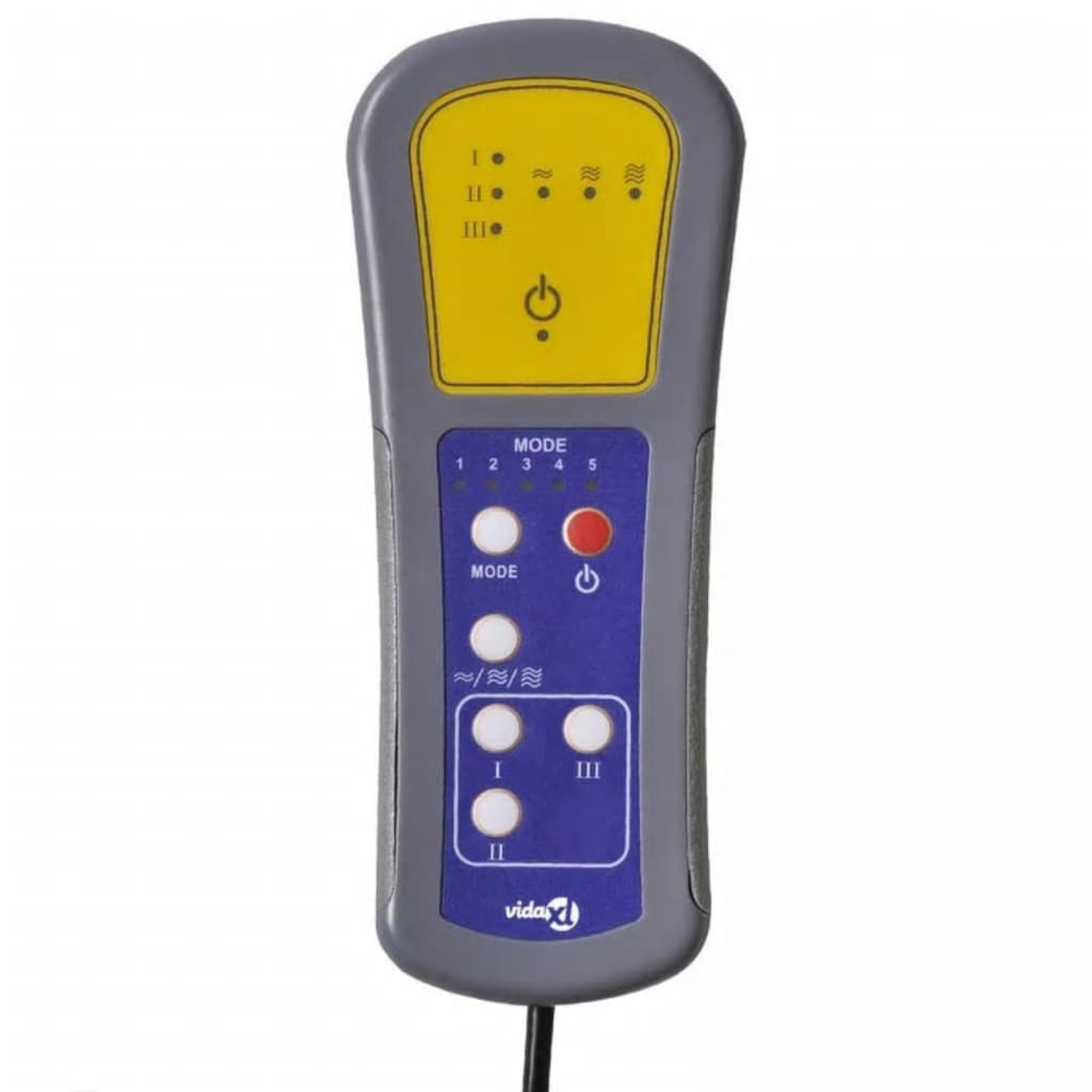 Massagestoel elektrisch kunstleer cappuccinokleurig