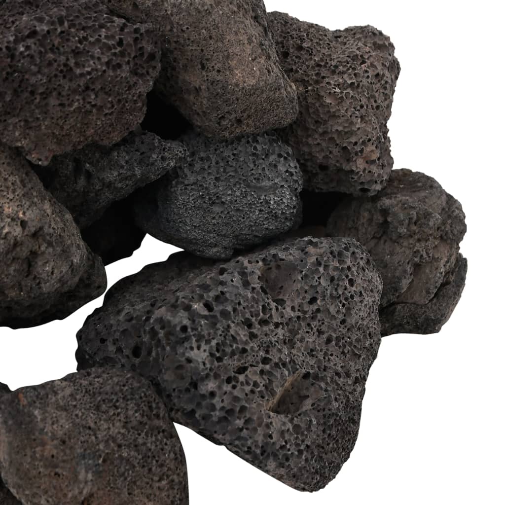 Lava stones 10 kg 5-8 cm black