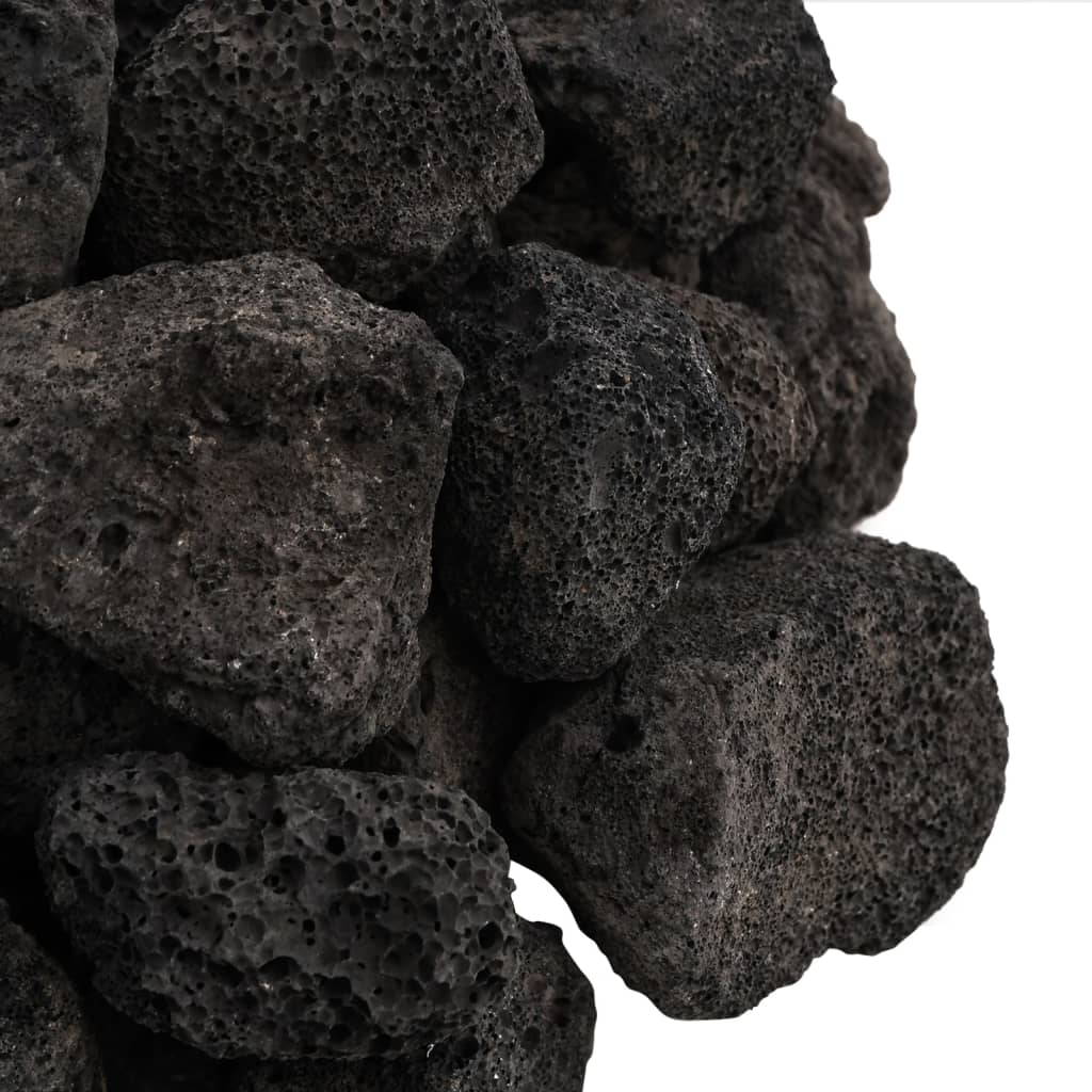 Lava stones 10 kg 3-5 cm black