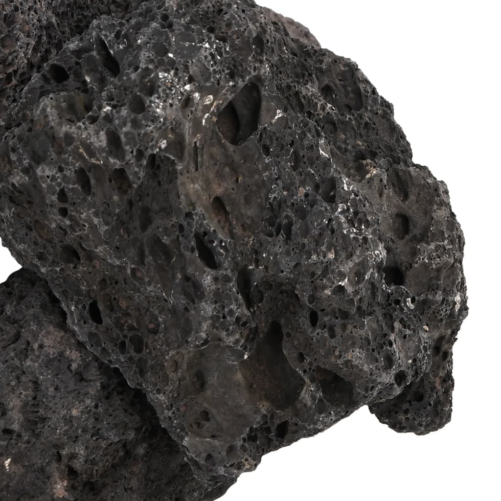 Lava stones 10 kg 10-30 cm black