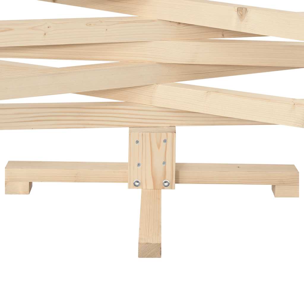 Houten Kerstboom ter Decoratie 150 cm Massief Grenenhout