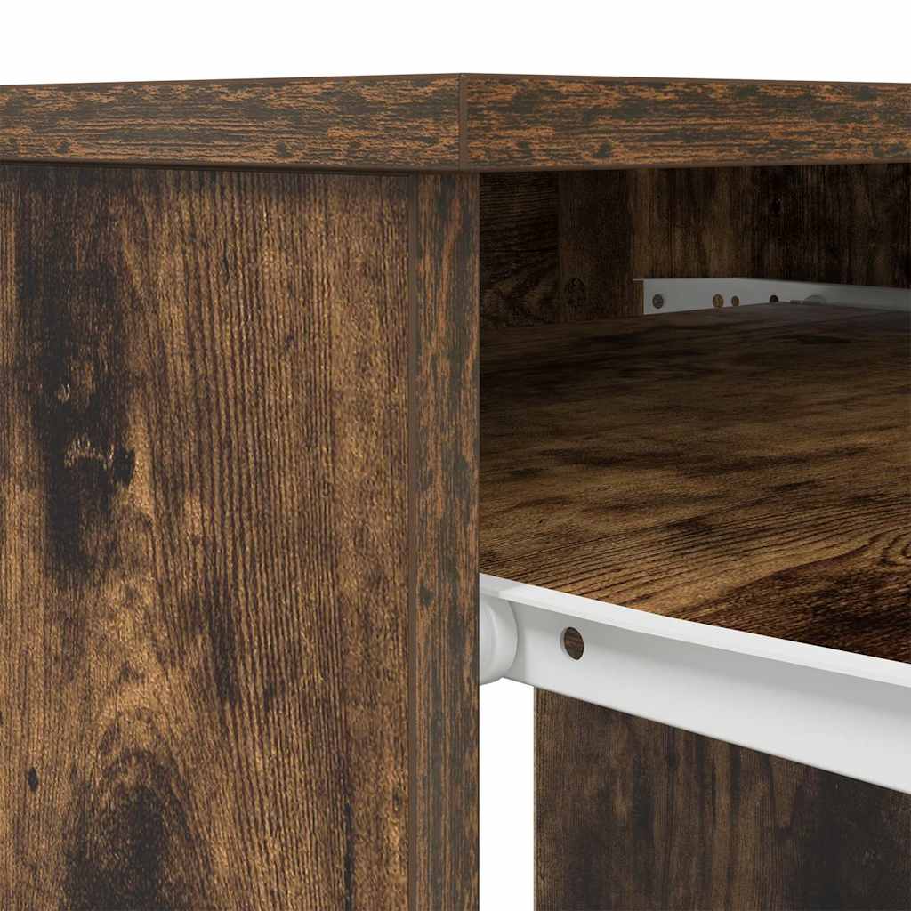 Desk 86x49x76 cm chipboard smoked oak color