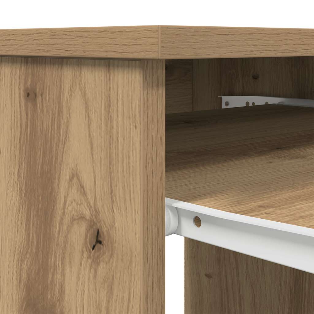 Desk craft 86x49x76 cm chipboard oak colored