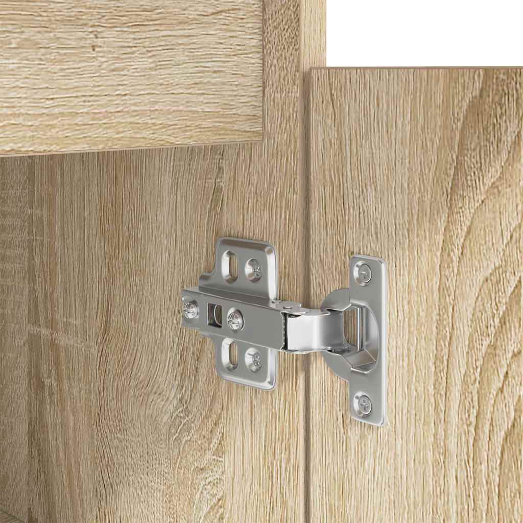 Bureau met lade Sonoma eiken 140 x 49 x 76 cm Bewerkt hout