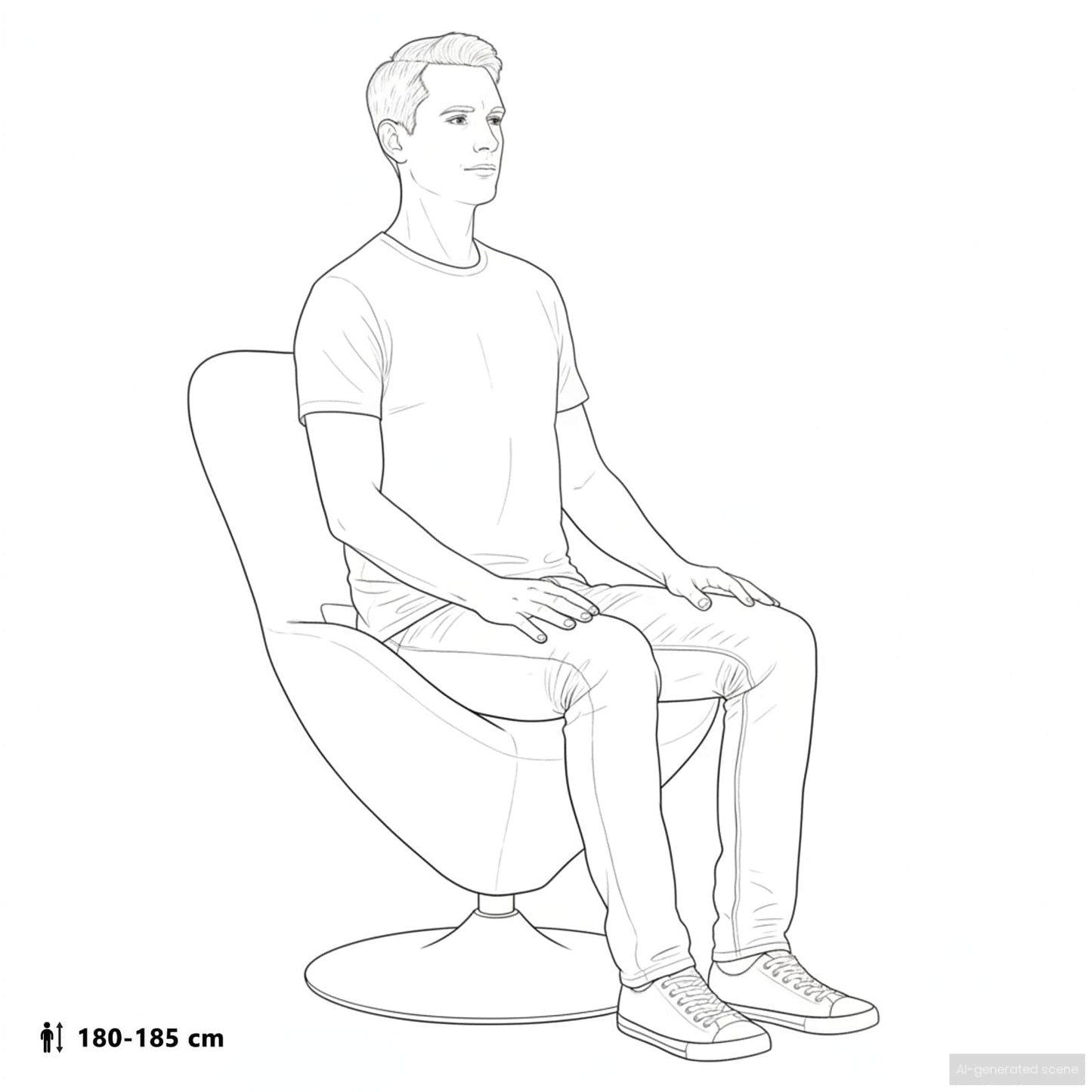 Egg Chair met Voetsteun Donkergroen Fluweel