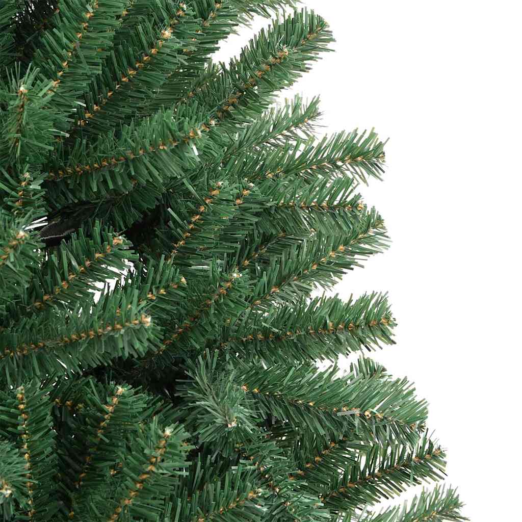 Kunstmatige Inklapbare Kerstboom Groen 270 cm PVC en Metaal