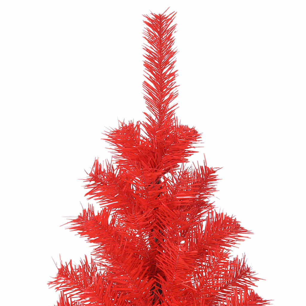 Kerstboom met 300 LED met standaard Rood 210 cm PVC