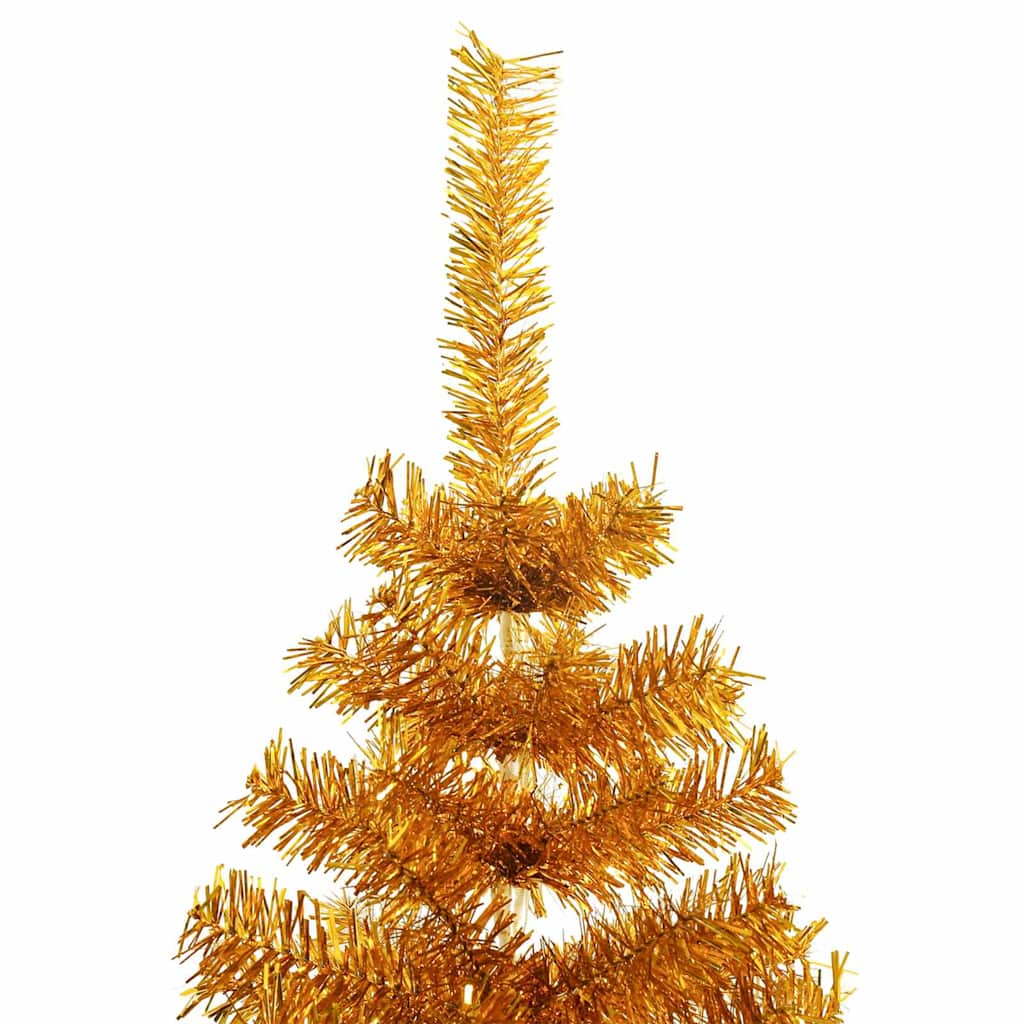 Kerstboom met 300 LED met standaard Goud 180 cm PET