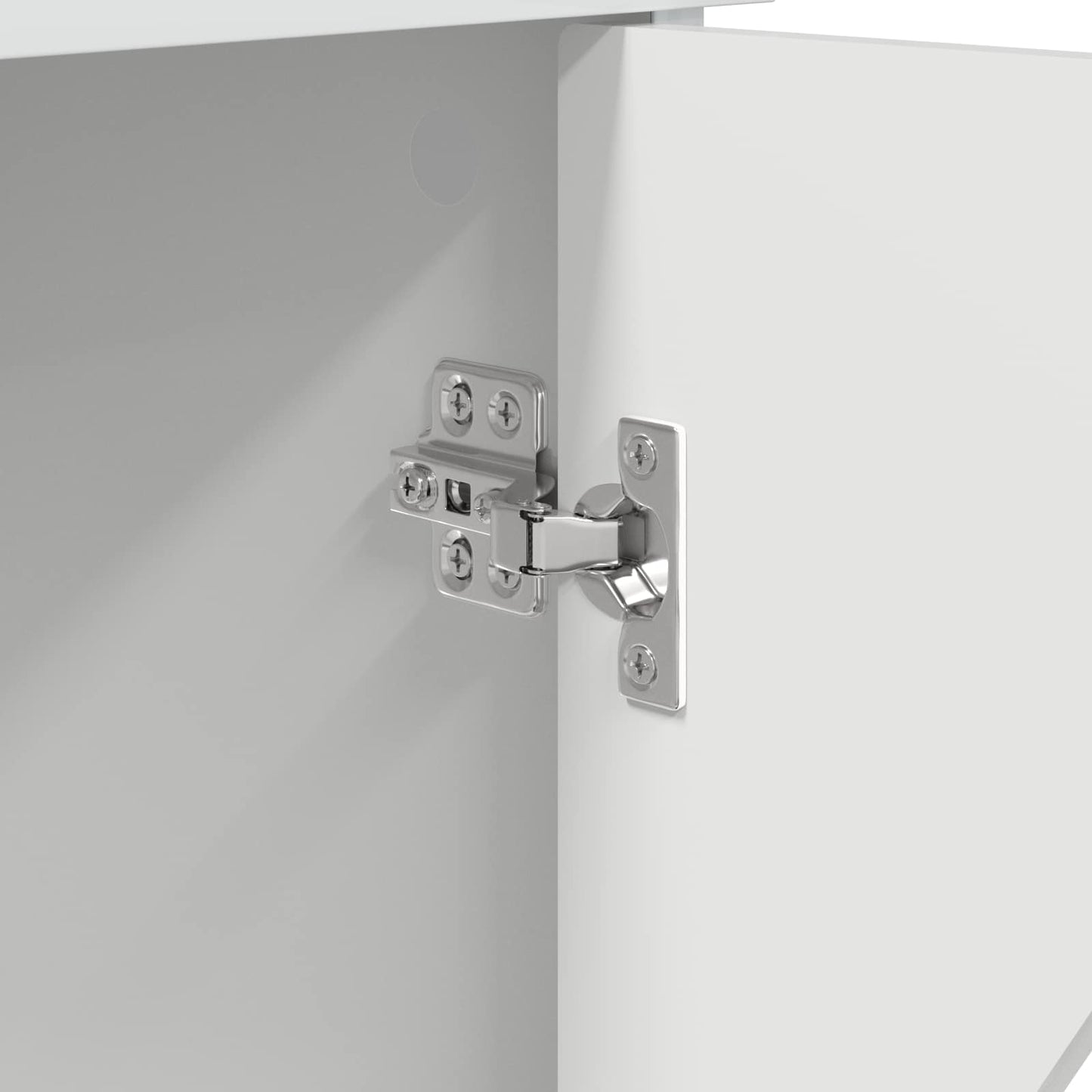 Kattenhuis Glanzend Wit 53 x 52 x 62 cm Bewerkt hout