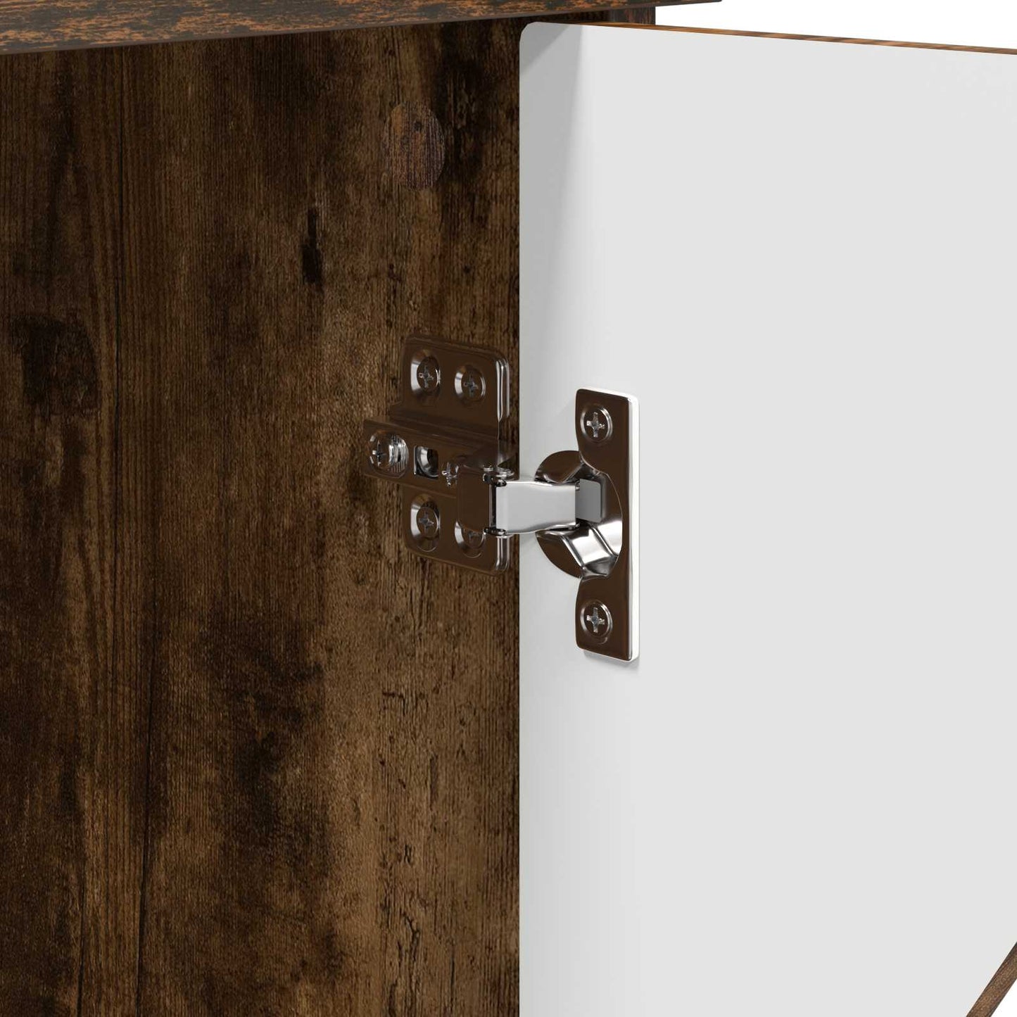 Kattenhuis Gerookt eiken 53 x 52 x 62 cm Bewerkt hout