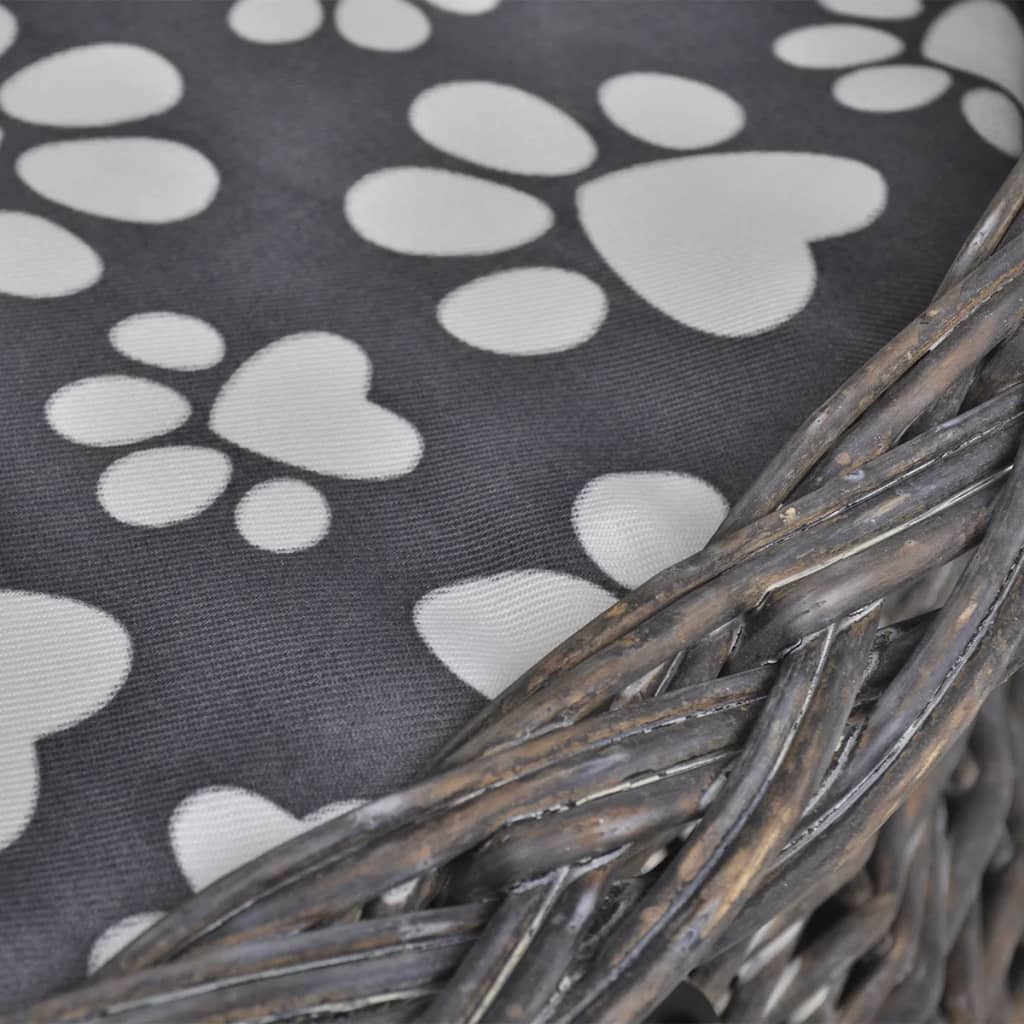 Cat bed/house/scratching post with willow cushion