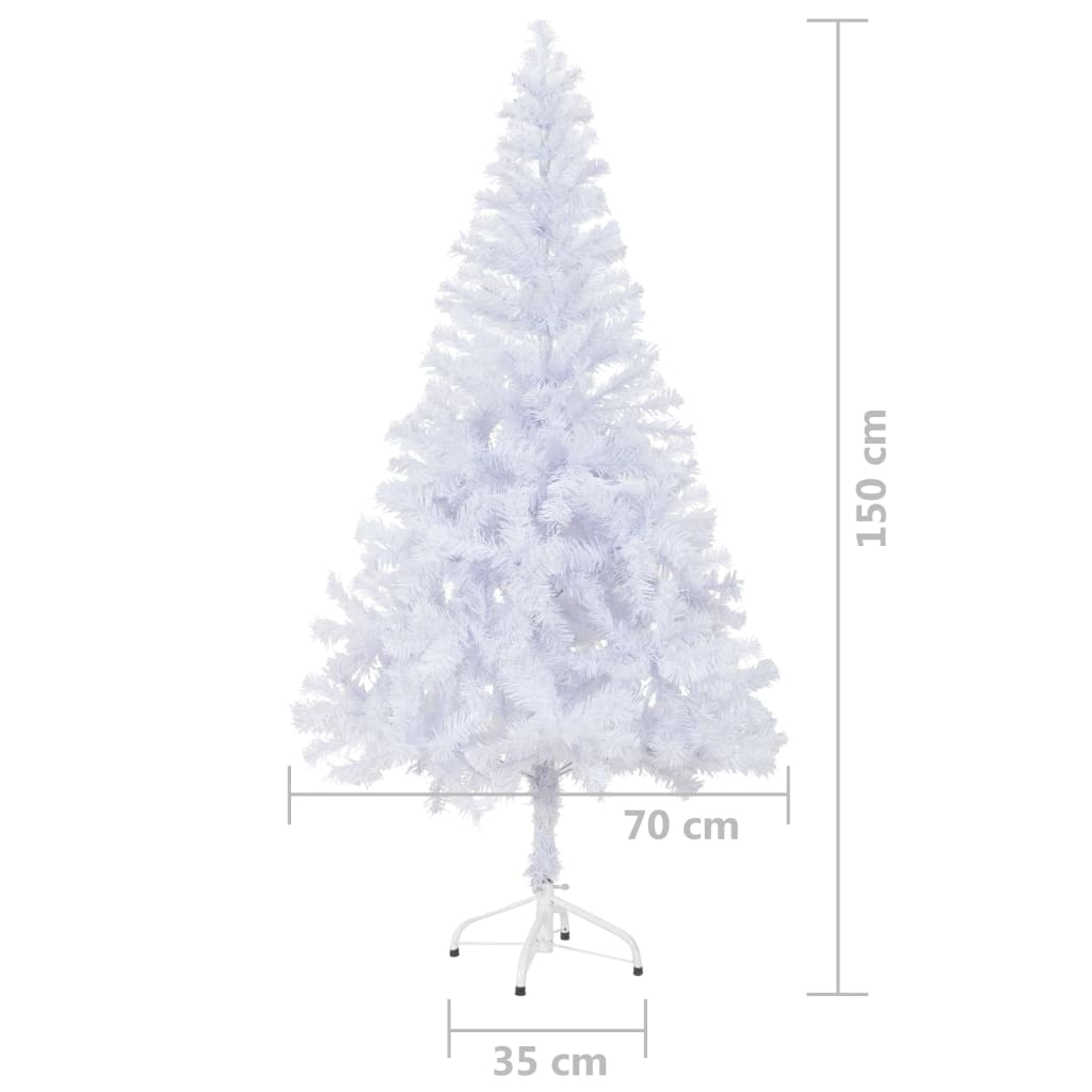 Artificial Christmas tree white with stand