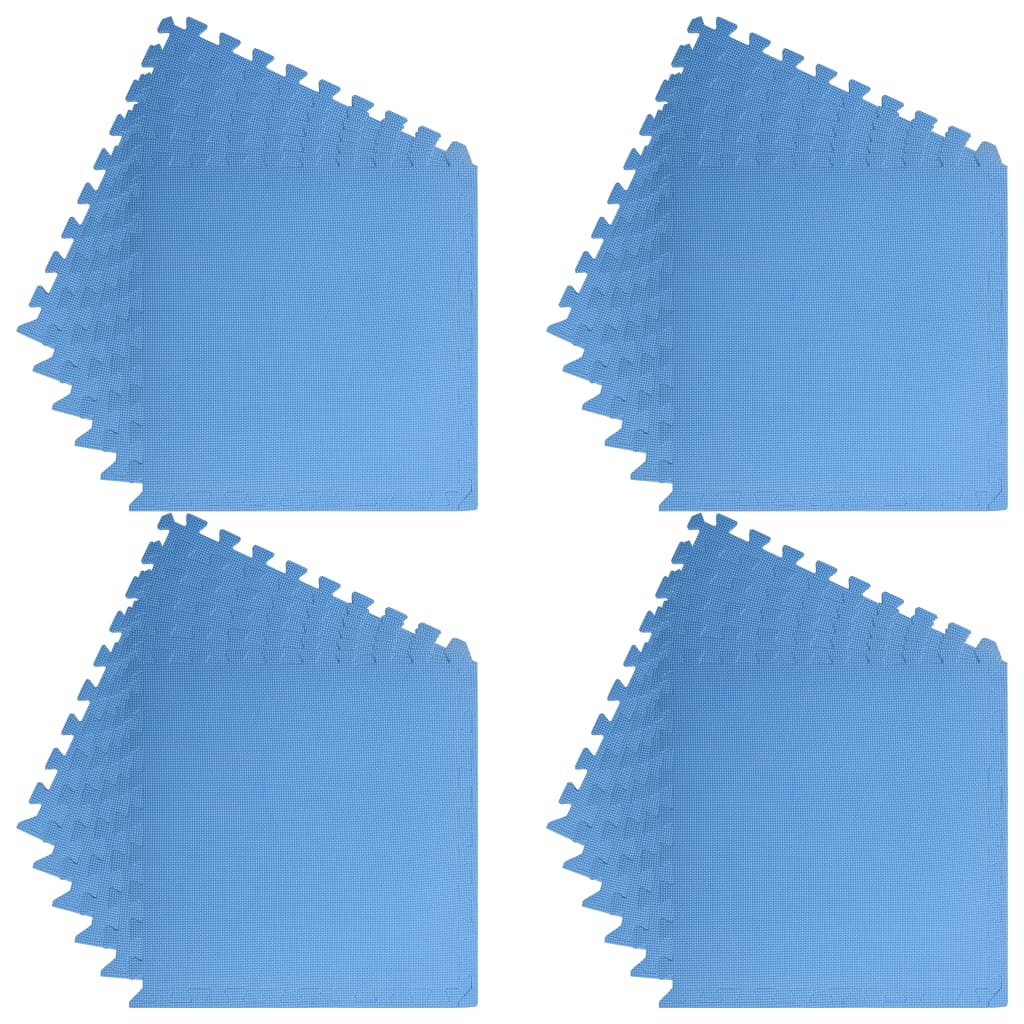 sports mats 24 pcs 8.64 ㎡ EVA foam blue