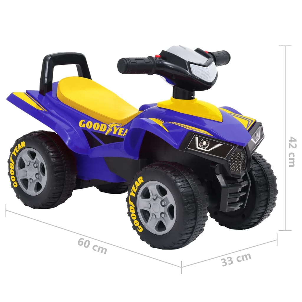 Goodyear blue walking quad