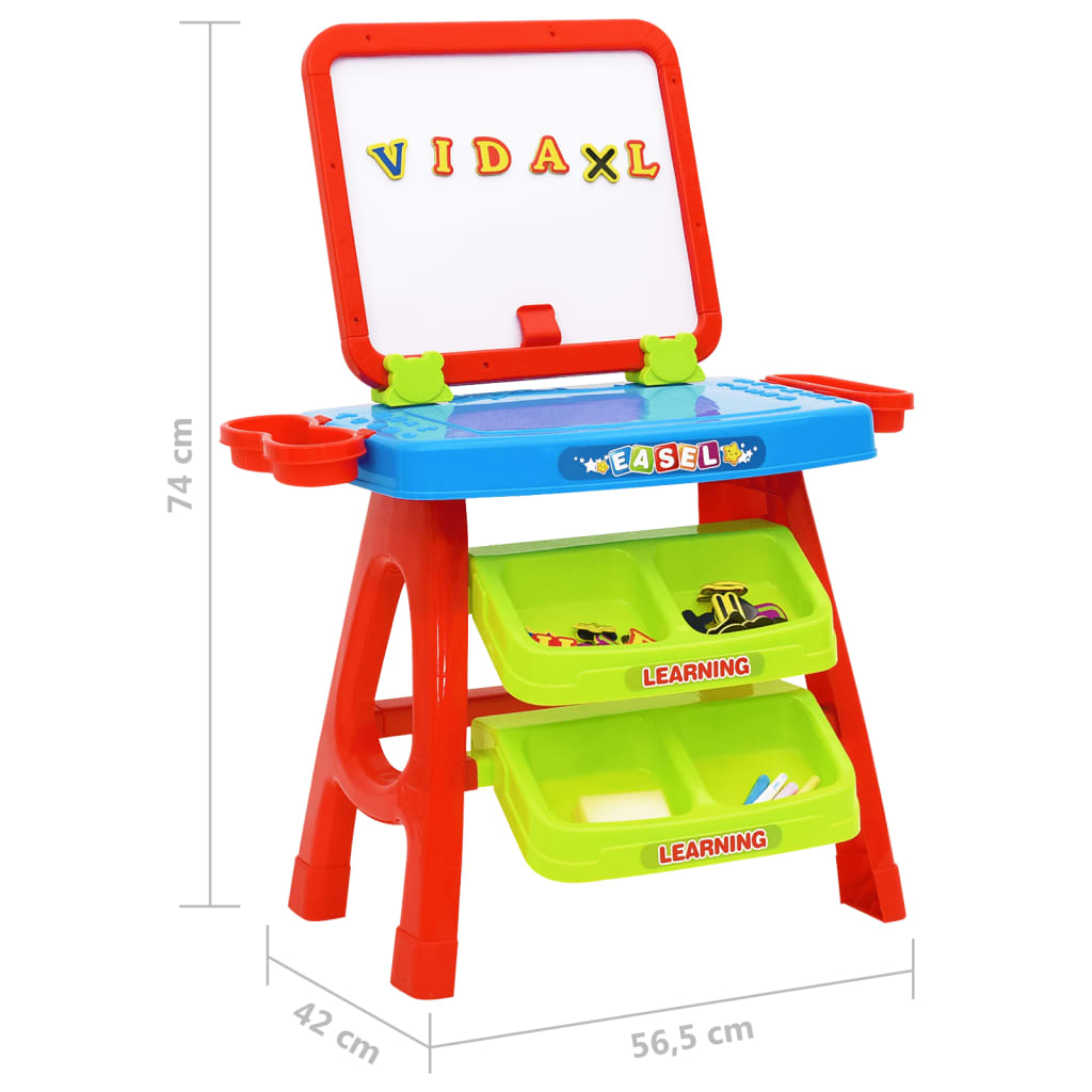 Easel and Learning 3-in-1 Kids Learning Board
