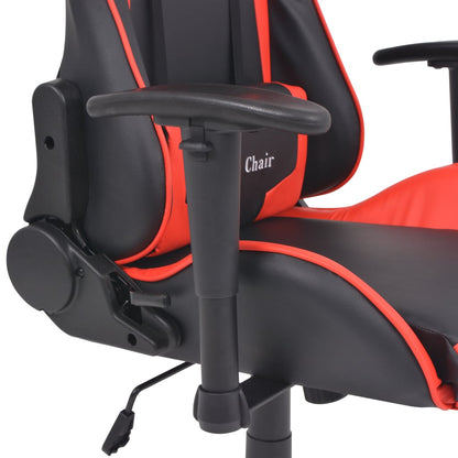Adjustable office/gaming chair, artificial leather, red