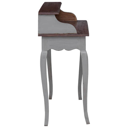 Schrijftafel 80x40x92 cm massief mahoniehout