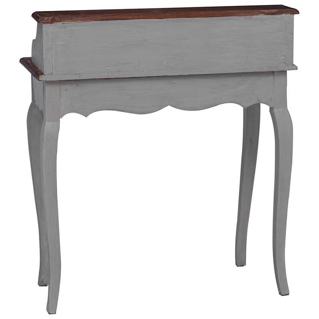 Schrijftafel 80x40x92 cm massief mahoniehout