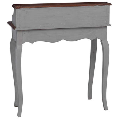 Schrijftafel 80x40x92 cm massief mahoniehout