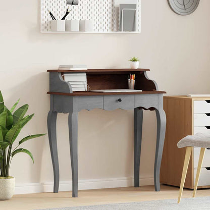 Schrijftafel 80x40x92 cm massief mahoniehout