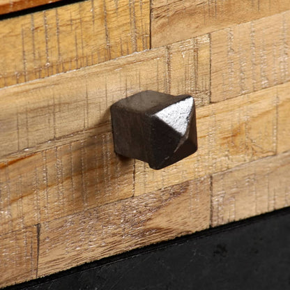 Schreibtisch 110x50x76 cm aus massivem recyceltem Teakholz