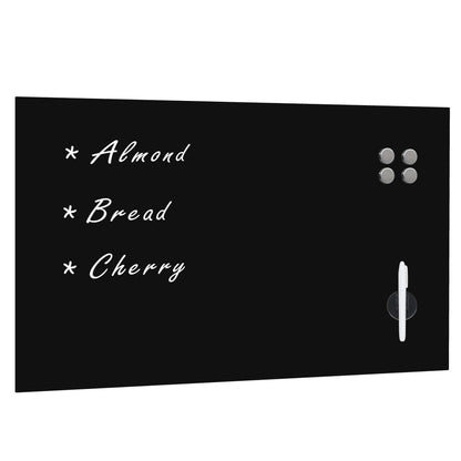 Magnetic wall-mounted blackboard 100x60 cm glass