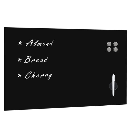 Magnetic wall-mounted blackboard 100x60 cm glass