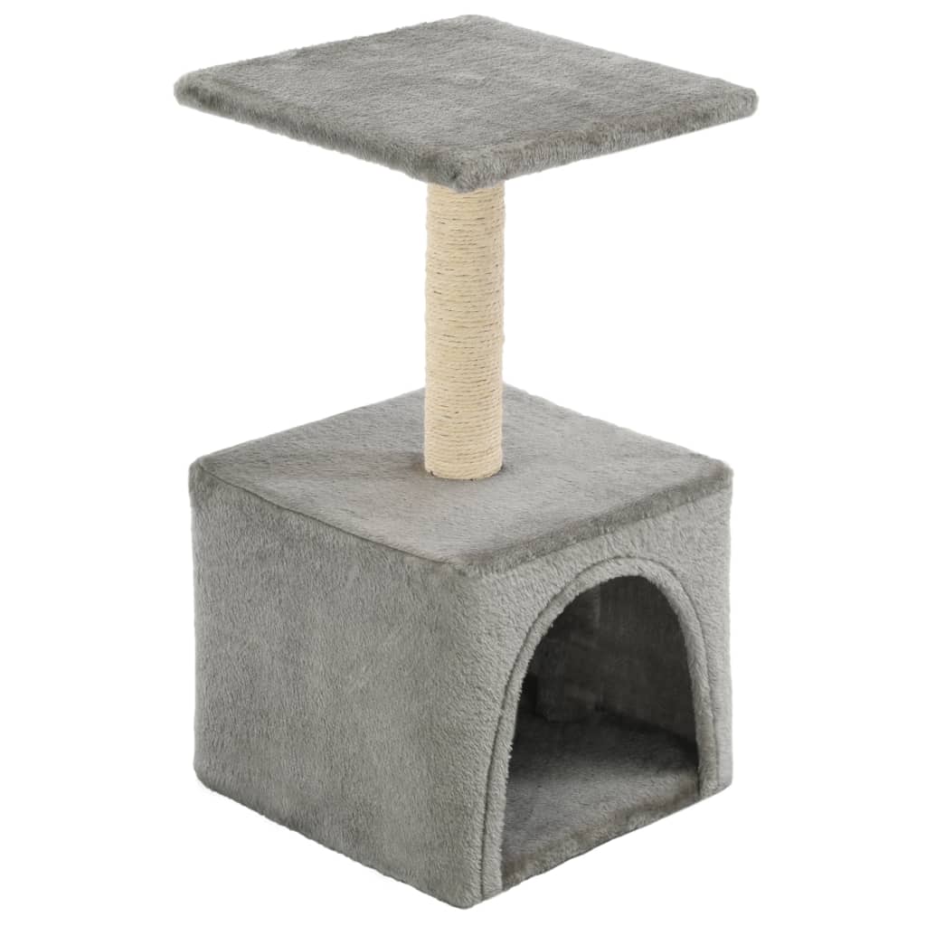 Cat scratching post with sisal scratching post 55 cm gray