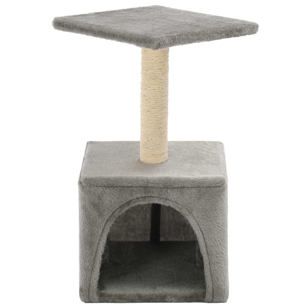 Cat scratching post with sisal scratching post 55 cm gray