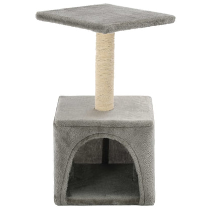 Cat scratching post with sisal scratching post 55 cm gray