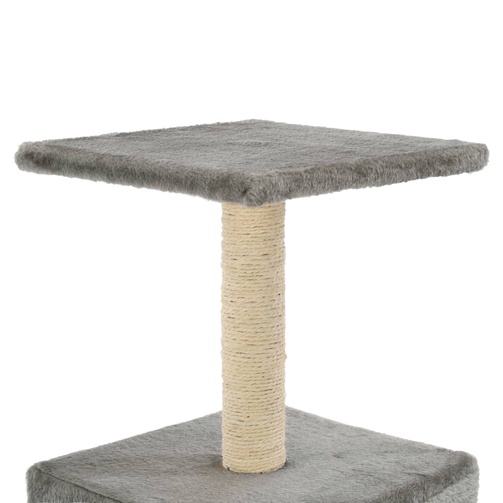 Cat scratching post with sisal scratching post 55 cm gray