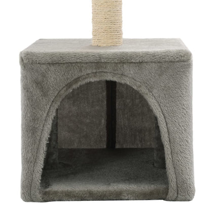 Cat scratching post with sisal scratching post 55 cm gray