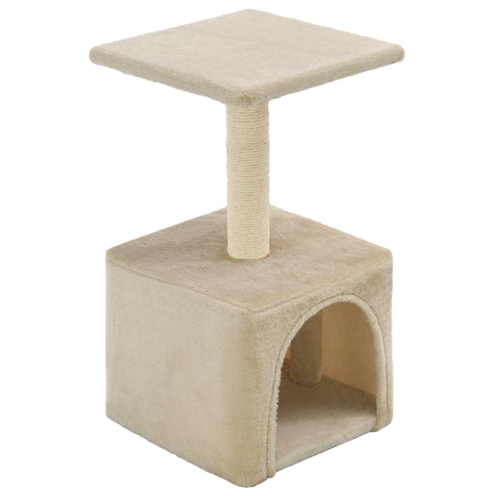 Cat scratching post with sisal scratching post 55 cm beige