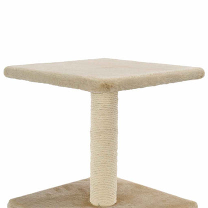 Cat scratching post with sisal scratching post 55 cm beige