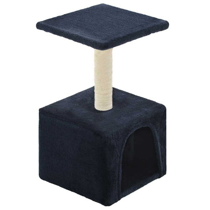 Cat scratching post with sisal scratching post 55 cm dark blue