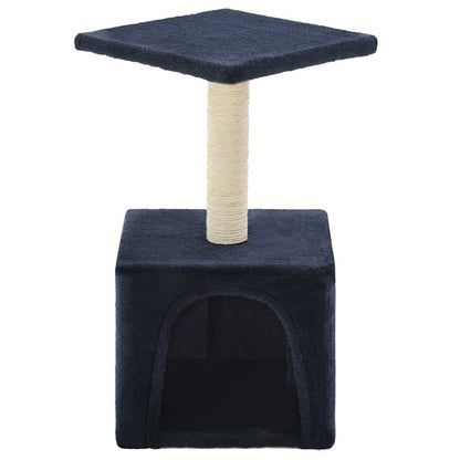Cat scratching post with sisal scratching post 55 cm dark blue