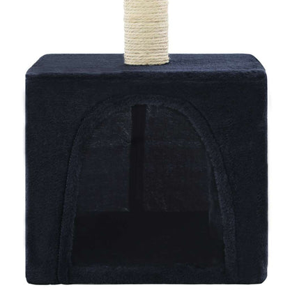 Cat scratching post with sisal scratching post 55 cm dark blue