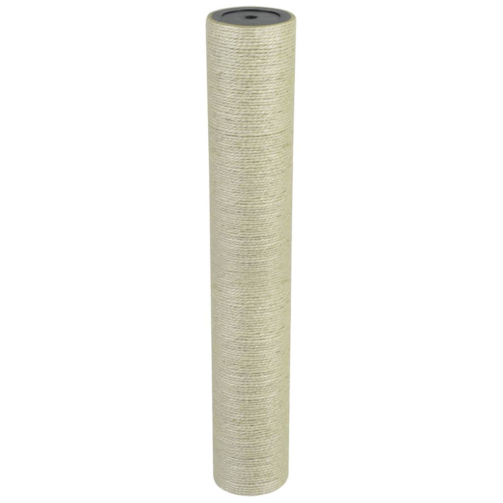 Cat scratching post 8x50 cm 8 mm beige