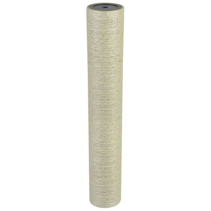 Cat scratching post 8x50 cm 8 mm beige