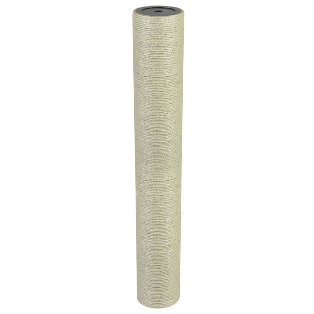 Cat scratching post 8x55 cm 8 mm beige