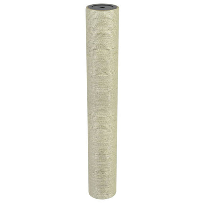 Cat scratching post 8x55 cm 8 mm beige