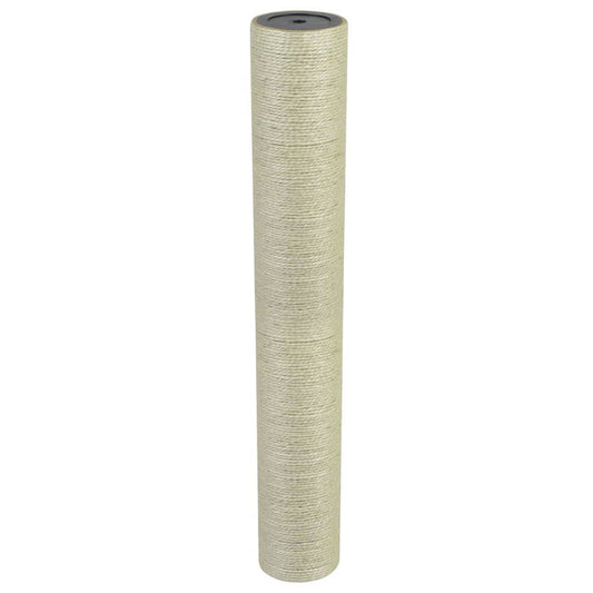 Cat scratching post 8x55 cm 8 mm beige