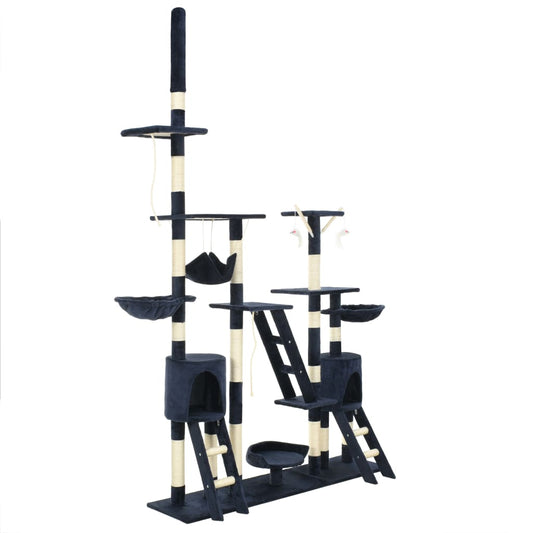 Cat scratching post with sisal scratching posts 230-250 cm blue