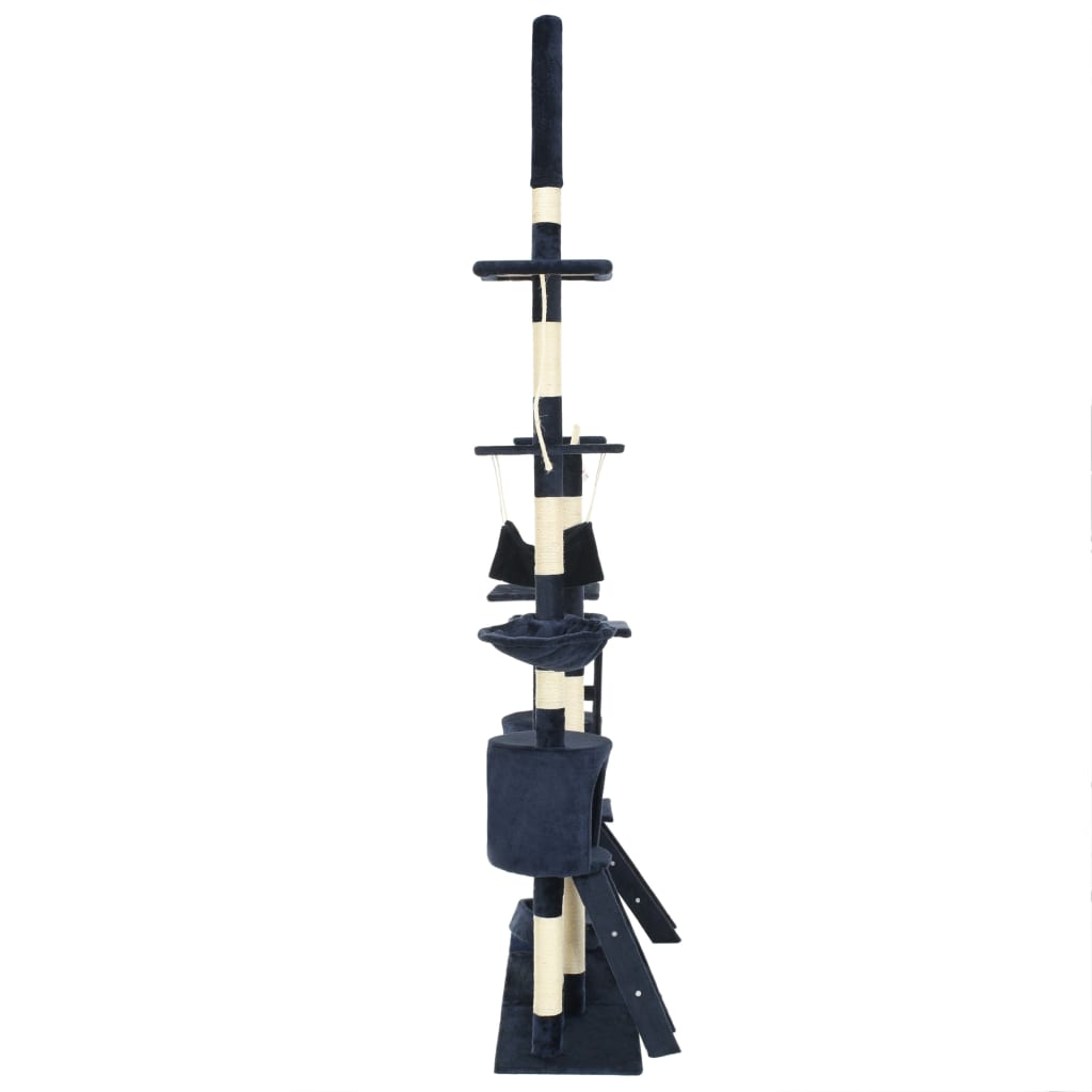 Cat scratching post with sisal scratching posts 230-250 cm blue